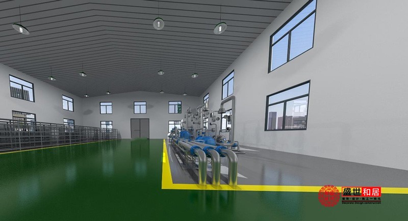 合肥廠房裝修設計：電子廠車間地面為什么大多都是綠色？